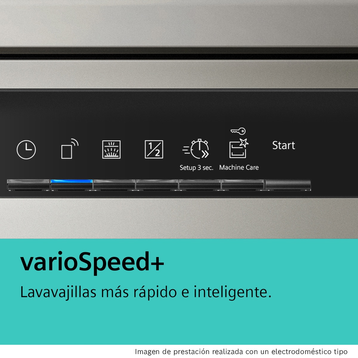 Máquina de Lavar Loiça Siemens SN23EI03ME de 14 Conjuntos, 3ª Bandeja e de 60 cm - Inox Aço inoxidável-4