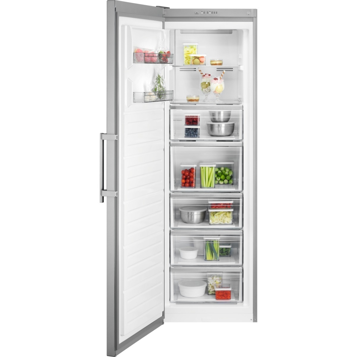Arca Congeladora Vertical AEG OAG7M281EX MultiFlow e de 186 cm - Inox Inox anti marcas-3