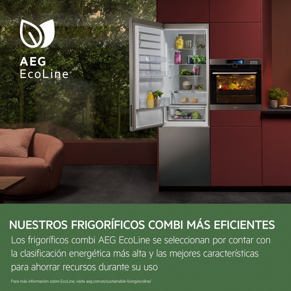 Frigorífico combi AEG Total No Frost - ORC7P361CX Inox antihuellas-6