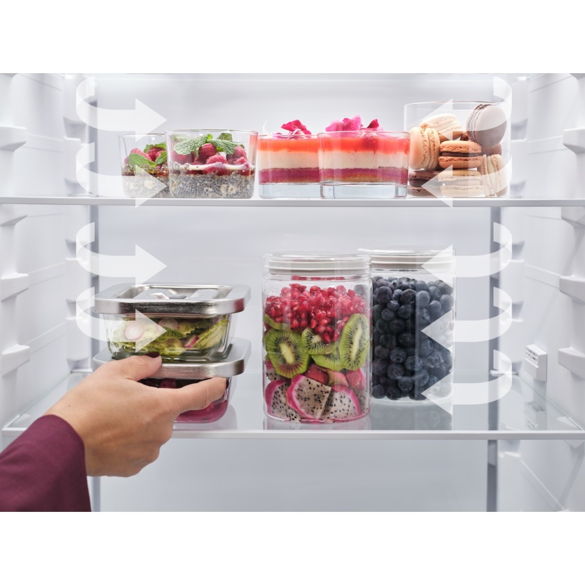 Frigorífico combi AEG MultiFlow NoFrost - ORC6N321DS Inox-4