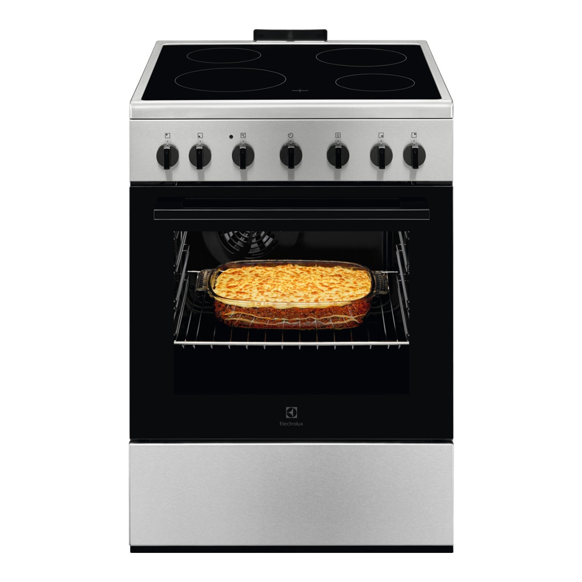 Imagen 0 de Cocina compacta Electrolux 60 cm, placa vitrocerámica con 4  zonas y horno eléctrico -