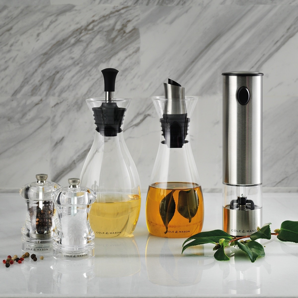 Molinillo de pimienta Capstan Acrílico Cole & Mason Cristal-4