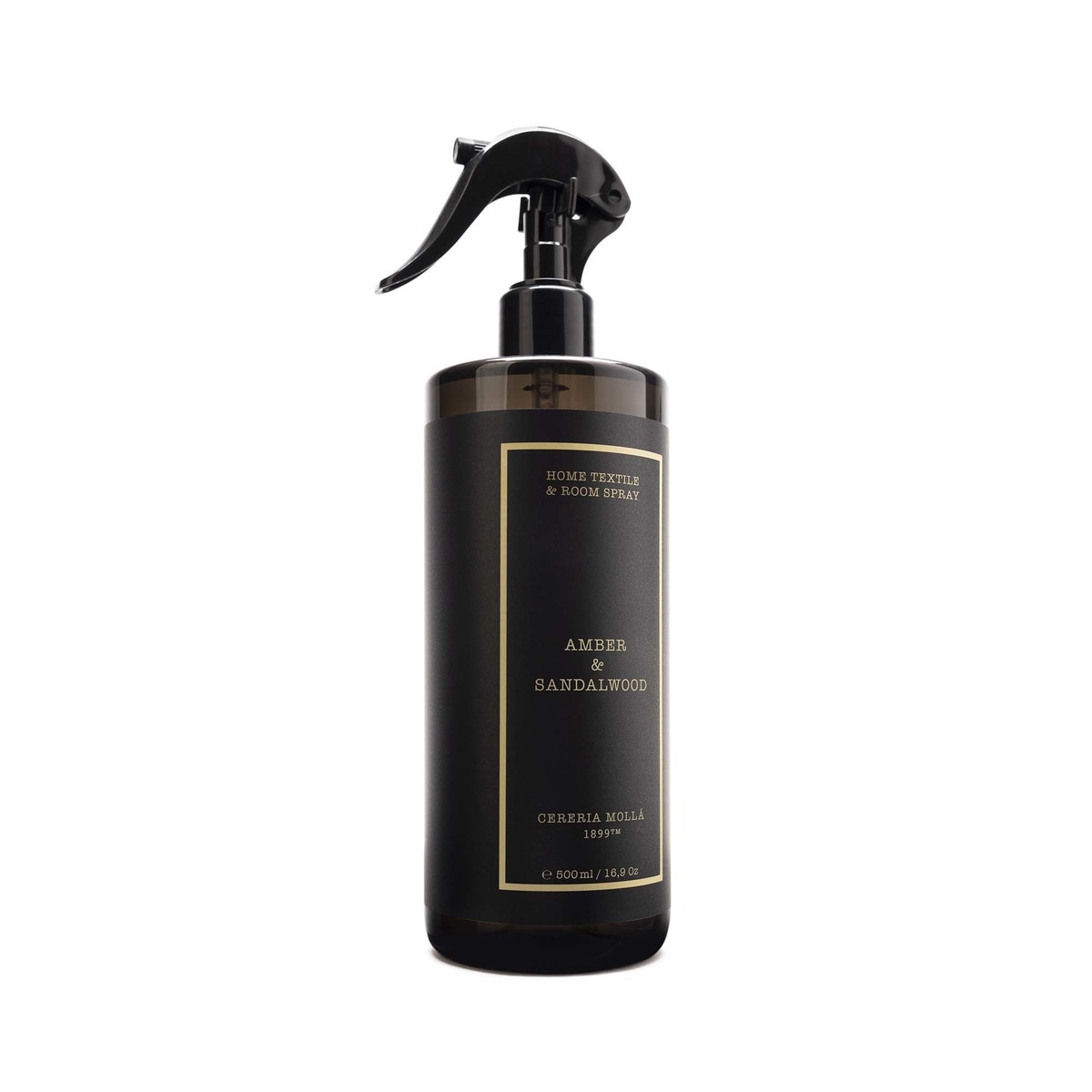 Ambientador Home Textil Room Spray Amber Sandalwod Cereria Mollá Negro-2