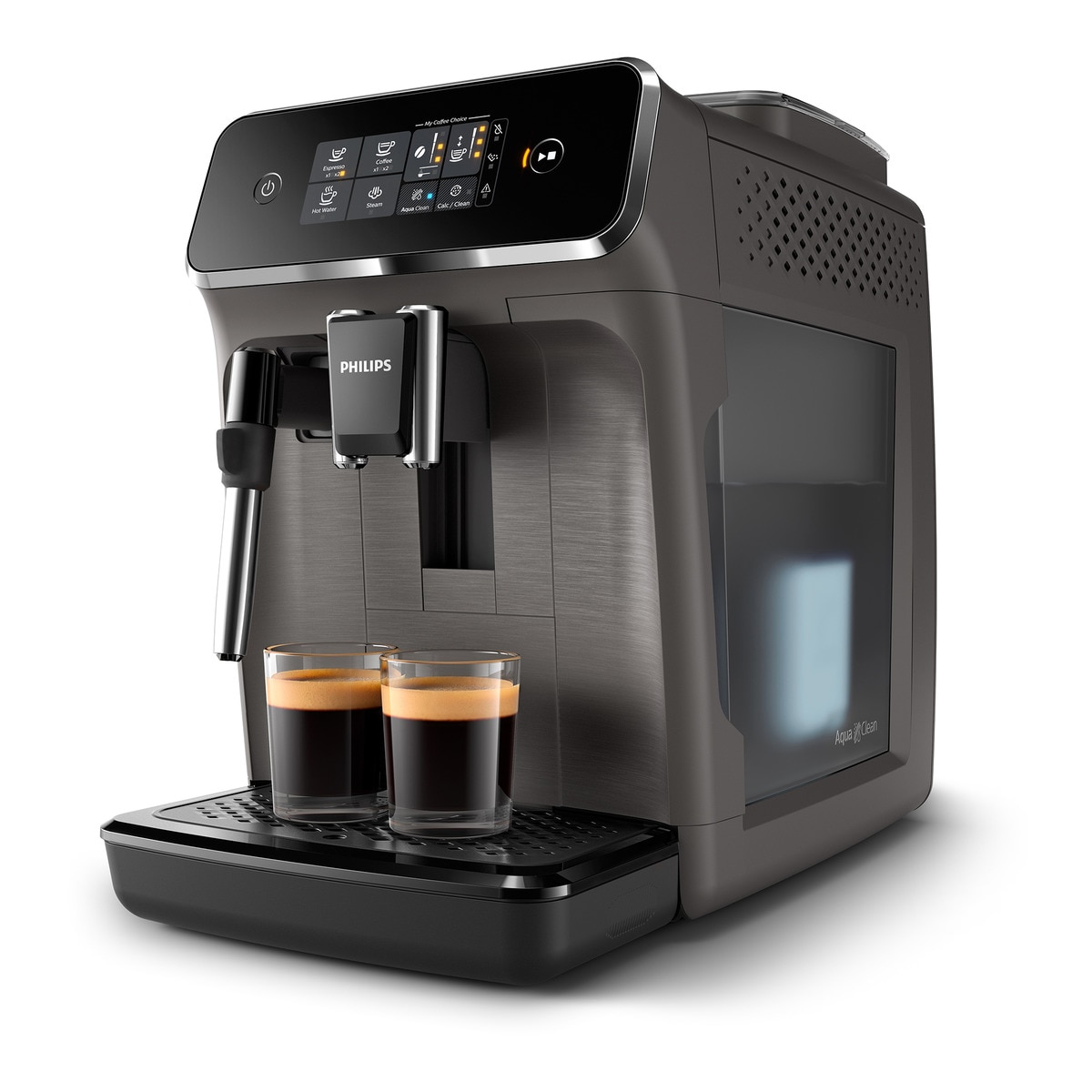 Cafetera Superautomática Philips Serie 2200 con espumador de leche Gris cachemir-3