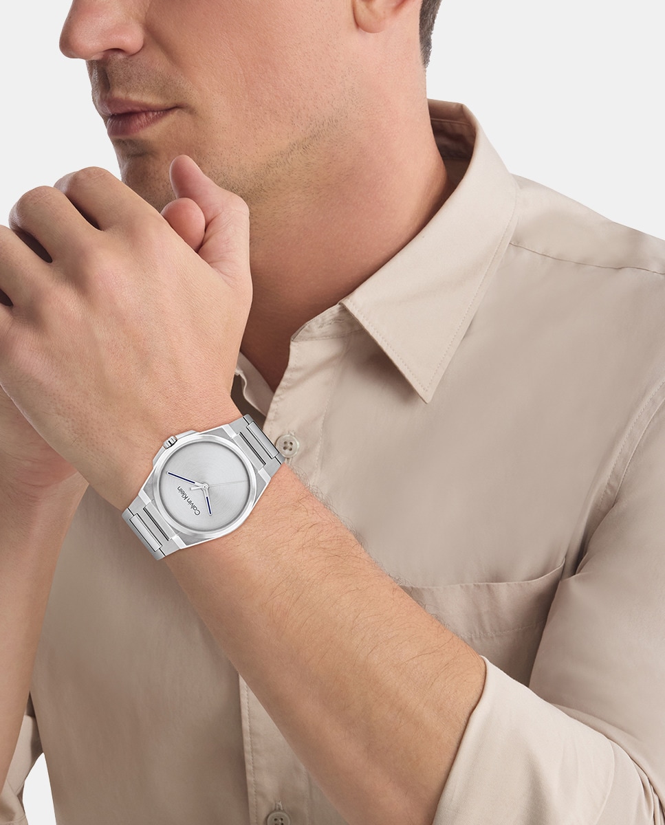 Reloj de hombre Meta-Minimal 25200456 de acero Plata-2