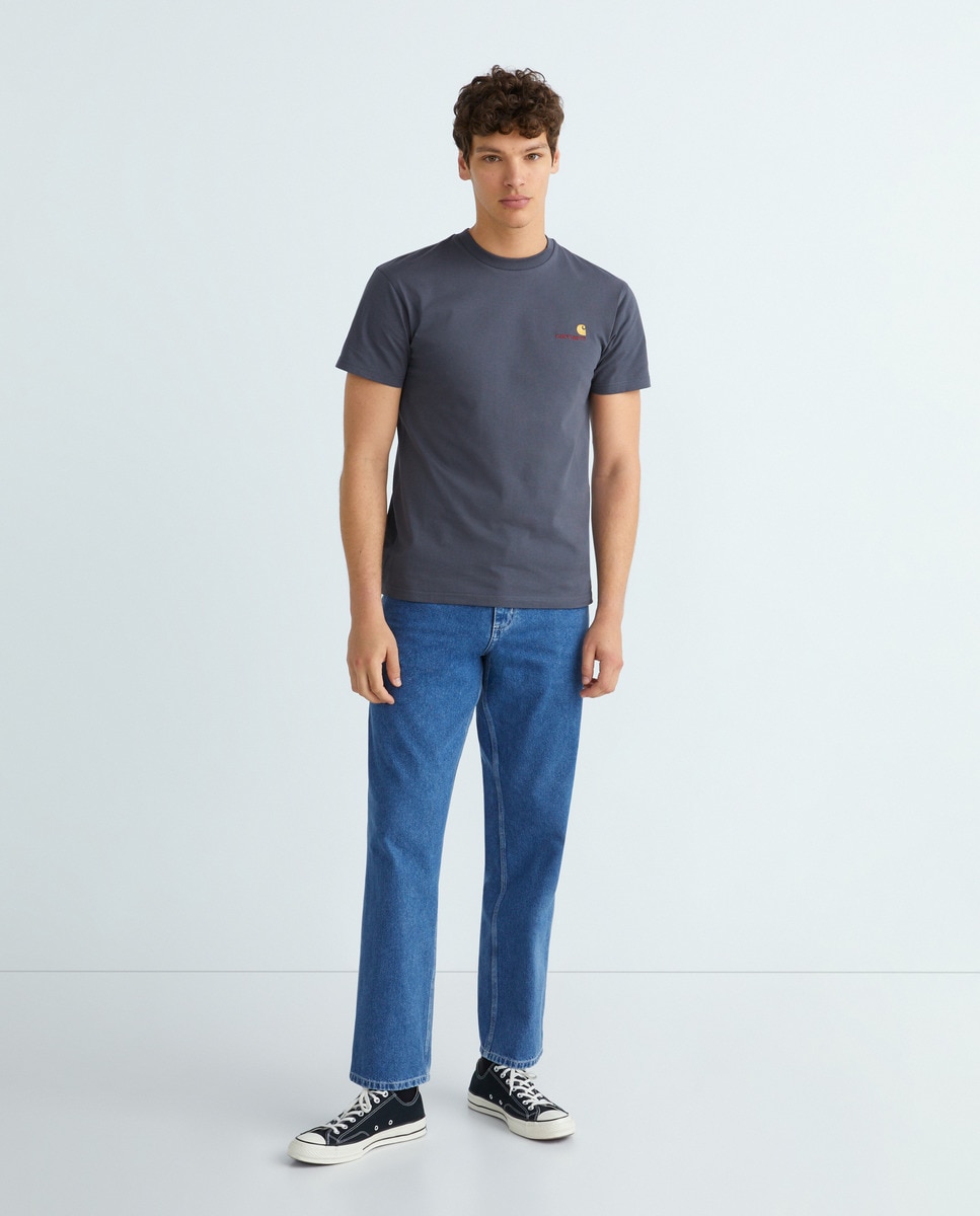 Jeans Work Straight Azul-1