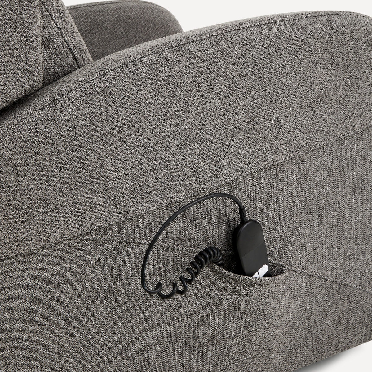 Poltrona Relax Elétrica com Power Lift Hazel Cinzento-8