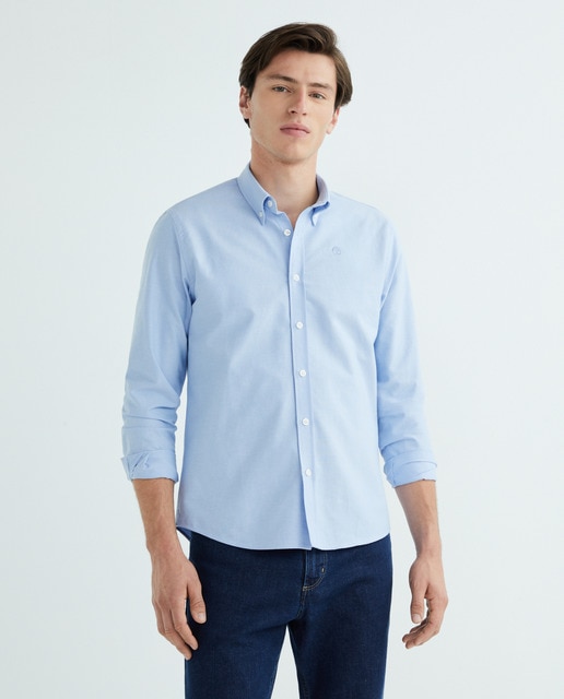 Imagem 0 de Camisa Regular com Manga Comprida e em Algodão Orgânico