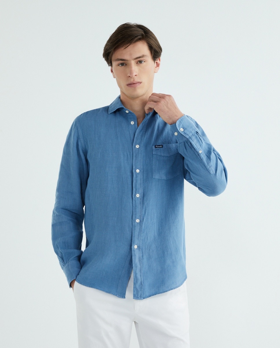 Miinto Camisas Eton El Corte Ingles Camisa En Oxford Blanca Manga