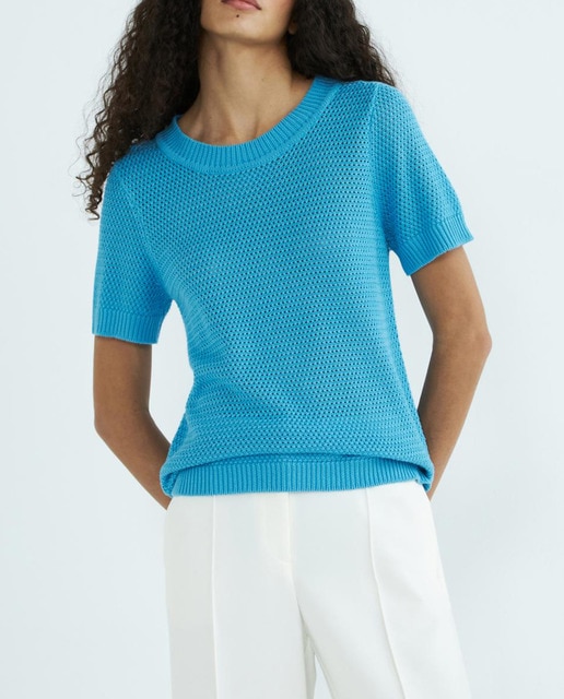 Imagen 0 de Jersey de mujer manga corta liso