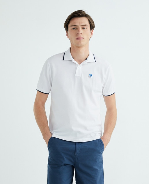 Imagen 0 de Polo de hombre algodón orgánico manga corta