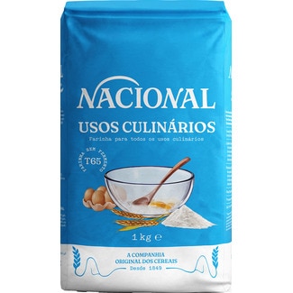 Farinha para Uso Culinário sem Fermento embalagem 1 kg - Nacional