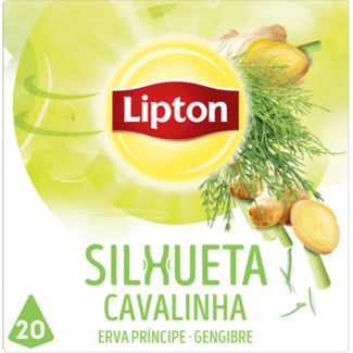 Tisana Silhueta de Cavalinha, Erva Príncipe e Gengibre embalagem 20 unidades - Lipton