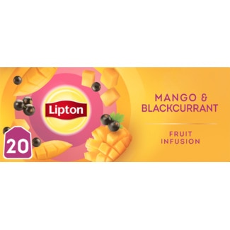 Chá de Manga e Groselha Preta 20 unidades embalagem 20 g - Lipton