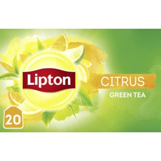 Chá Verde Citrus embalagem 20 unidades - Lipton