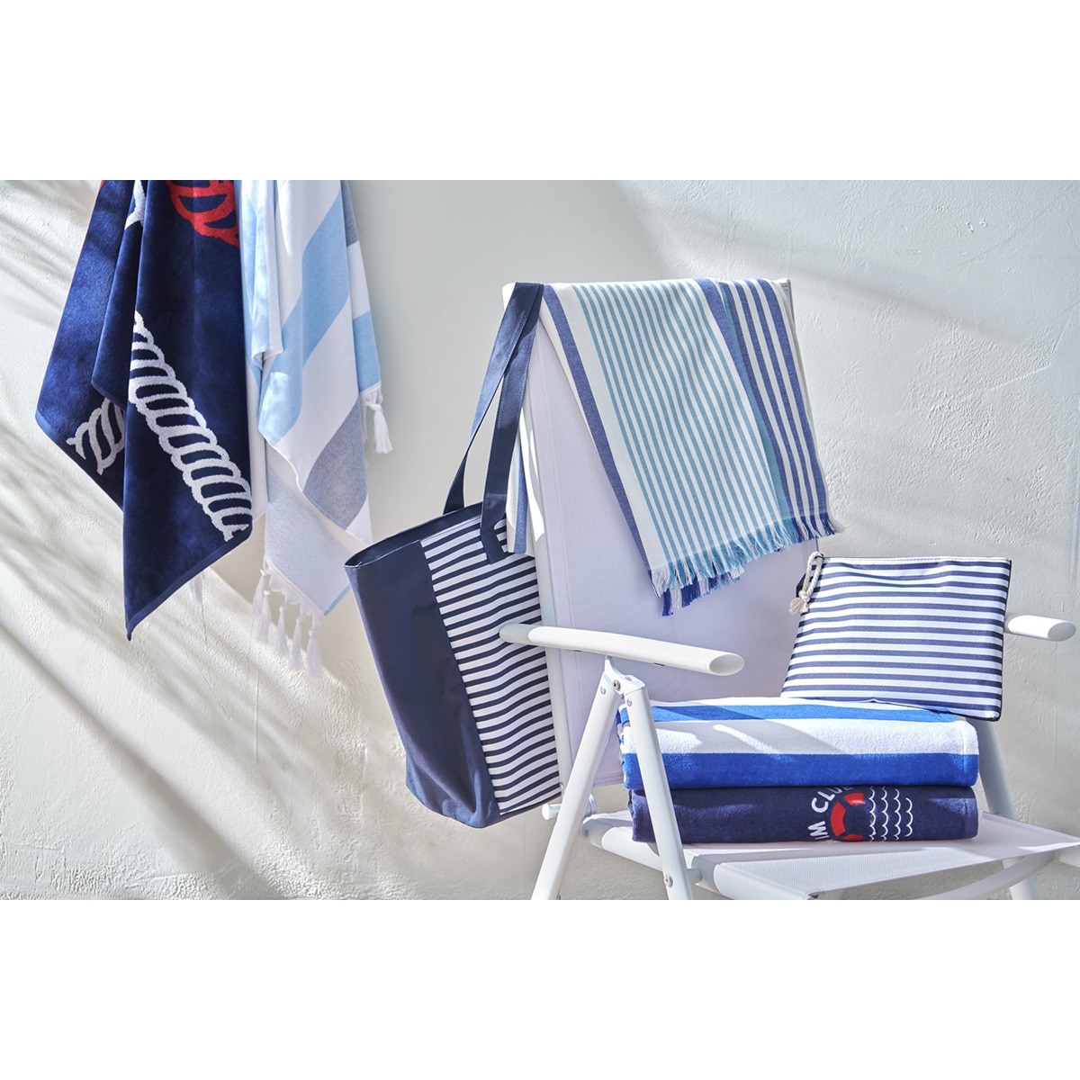 Saco de Praia Capri Basics Marinho-6