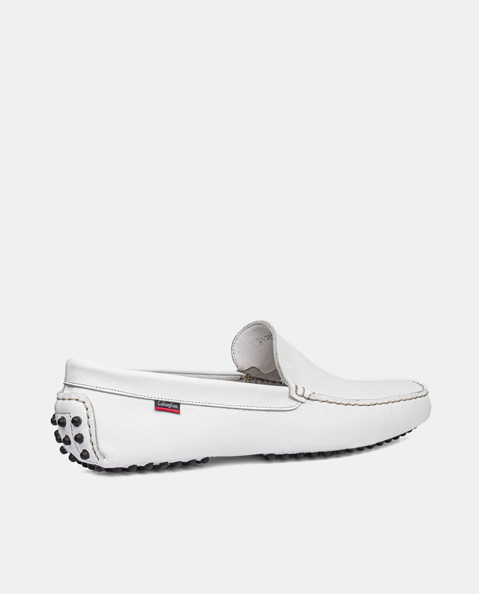 Mocassins com Tecnologia Adaptaction em Pele Branco-3