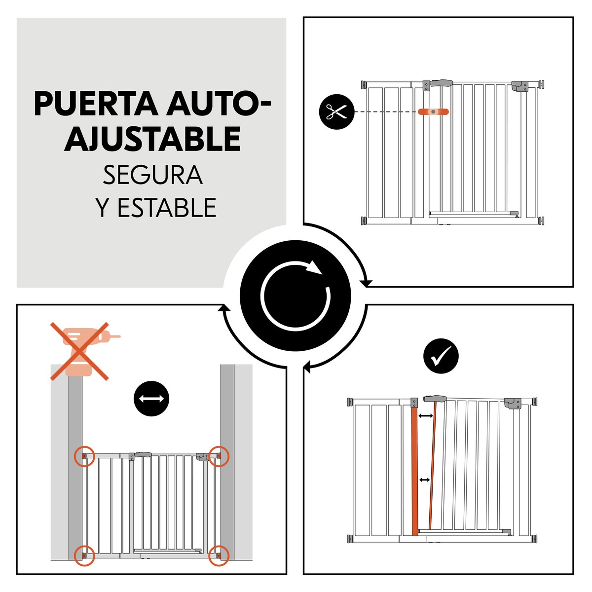 Barreira de Segurança Clear Step? 2 Set +21 cm Branco-8