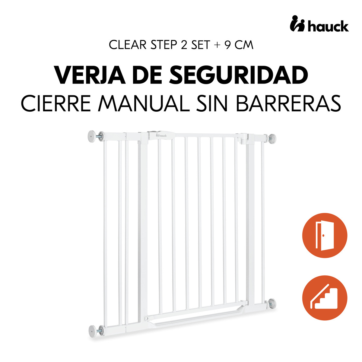 Barreira de Segurança Clear Step? 2 Set +9 cm Branco-1