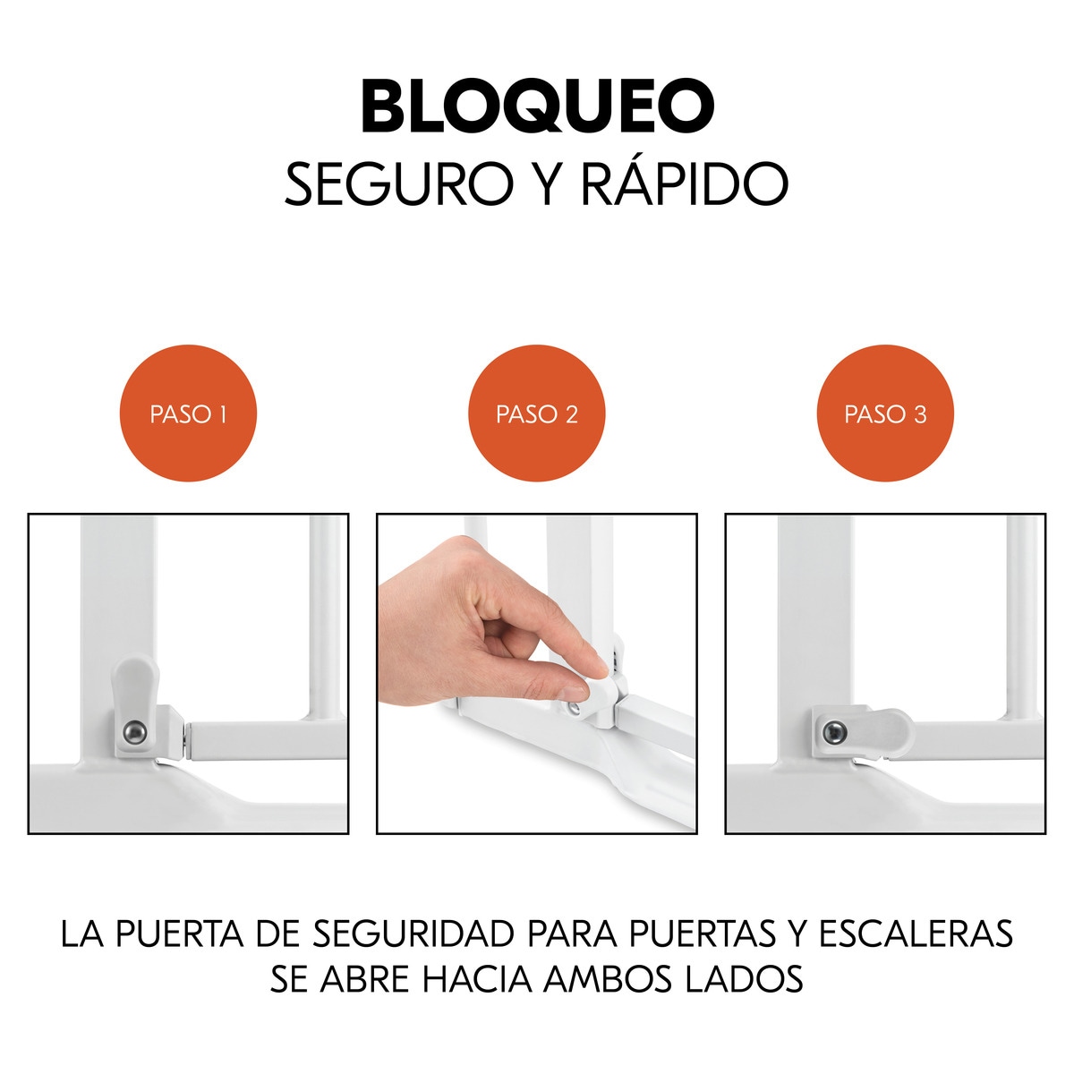 Barreira de Segurança Clear Step Autoclose 2 Branco-9