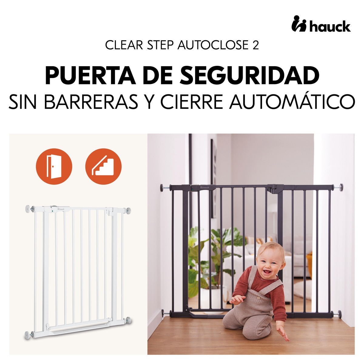 Barreira de Segurança Clear Step Autoclose 2 Branco-6