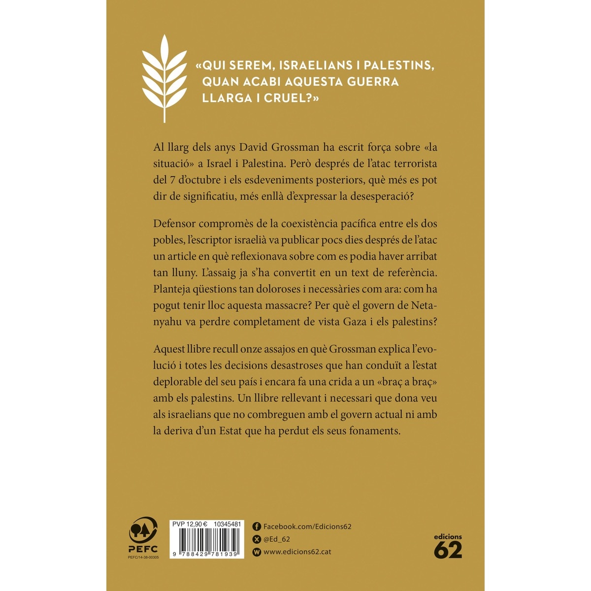 El preu que paguem (Capa mole com abas) 2