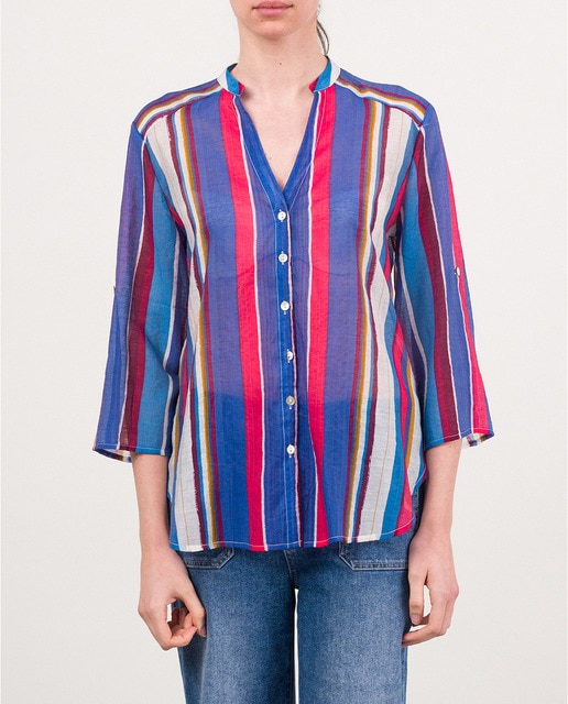 Imagen 0 de Camisa cuello mao rayas