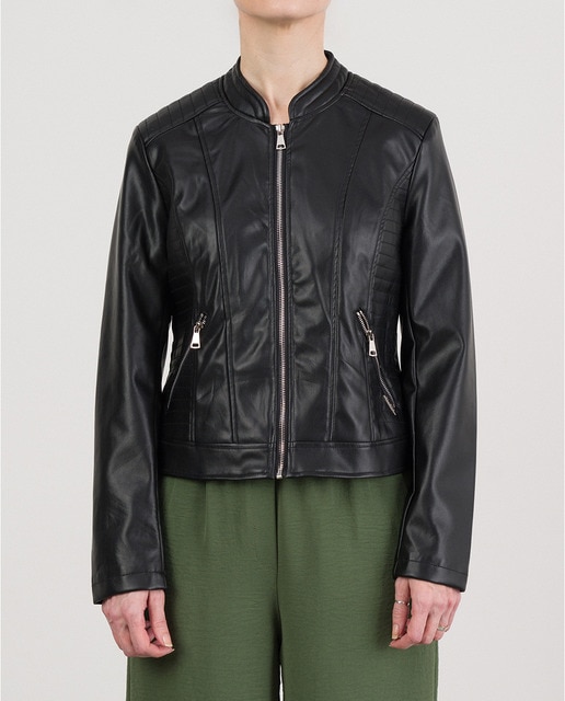 Imagen 0 de Cazadora pespuntes laterales