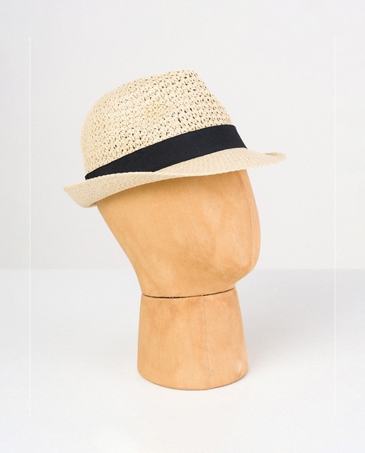 Imagen 0 de Sombrero tipo borsalino trenza