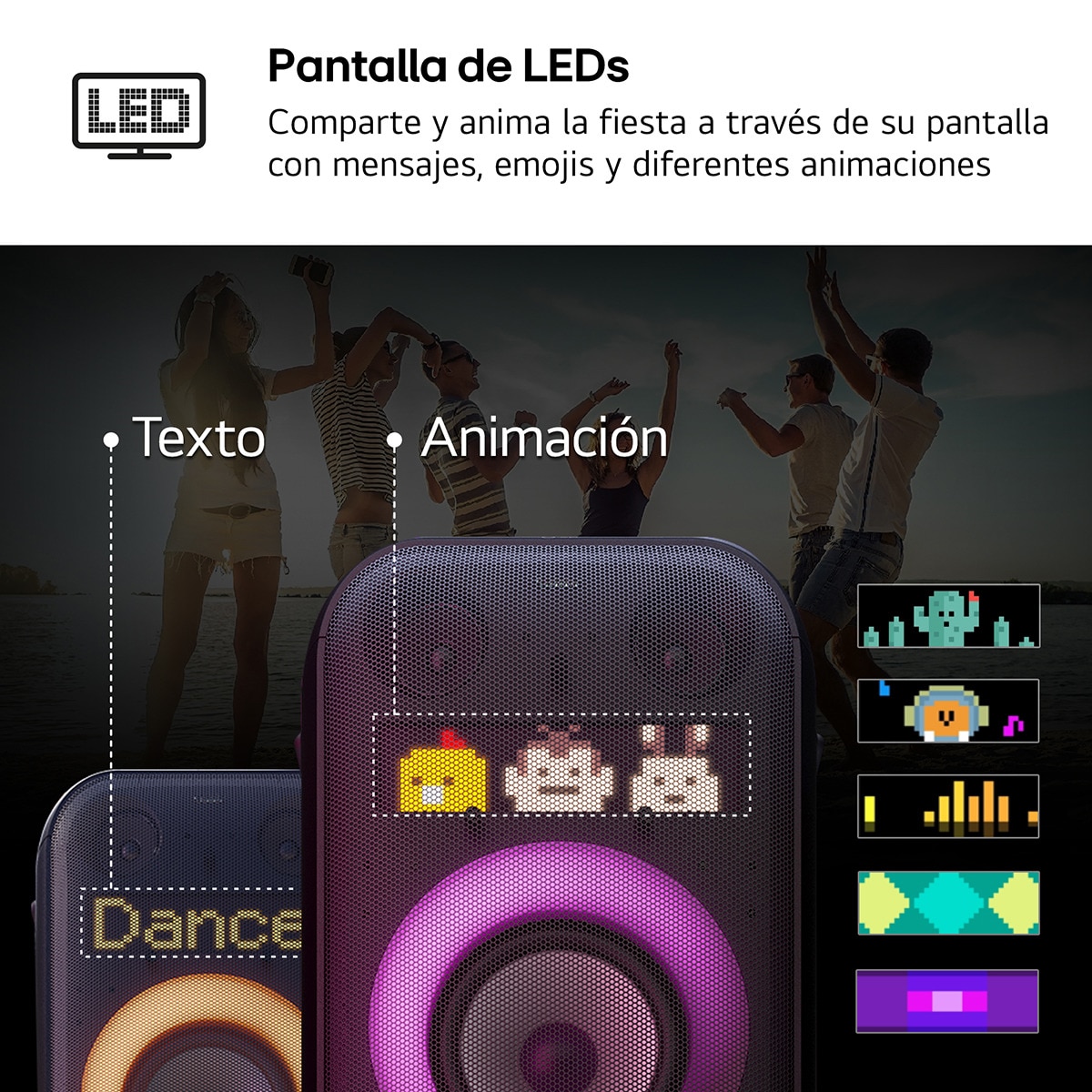 Coluna LG XBOOM XL9T 1000W, Bluetooth TV Surround Preto-11