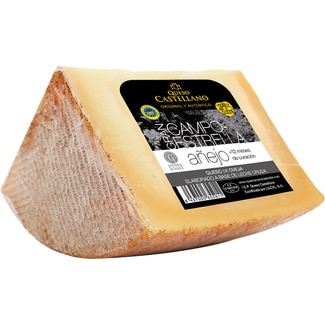queso añejo de oveja elaborado con leche cruda IGP Queso Castellano pieza 500 g curación mínima 12 meses - Campoestrella