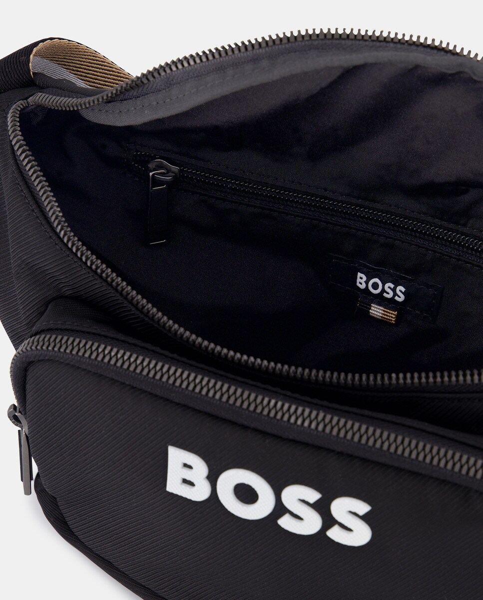 Bolsa de Cintura de Nylon Preto-3
