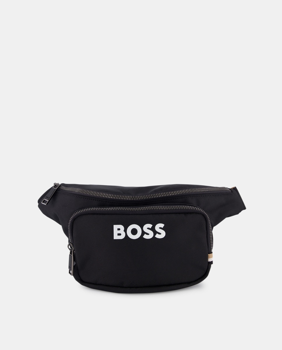 Bolsa de Cintura de Nylon Preto-1