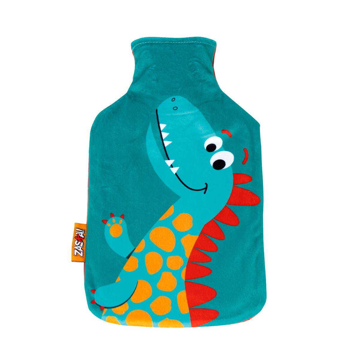 Botella/funda agua caliente dinosaurio Rosa-2