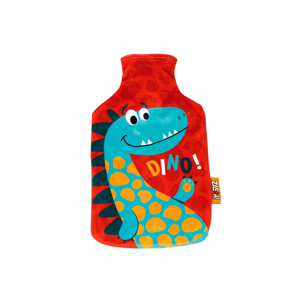 Botella/funda agua caliente dinosaurio Rosa-1