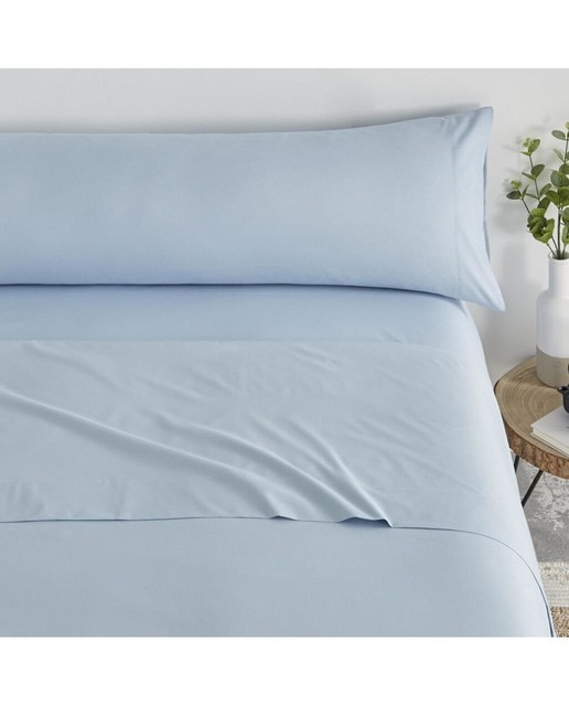 Imagen 0 de Juego sábanas liso tacto extrasuave cama 90cm