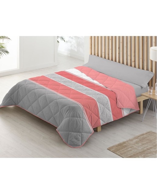 Imagen 0 de Edredón nórdico estampado cama 90cm Bolonia reversible