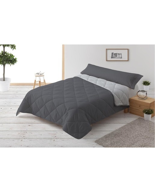Imagen 0 de Edredón nórdico 300gr bicolor reversible cama 135/140cm