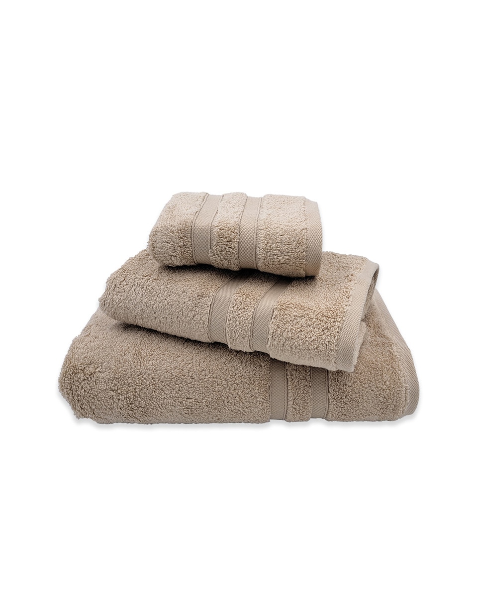 Juego toalla lisa 500 grs beige — oferta en Primeriti