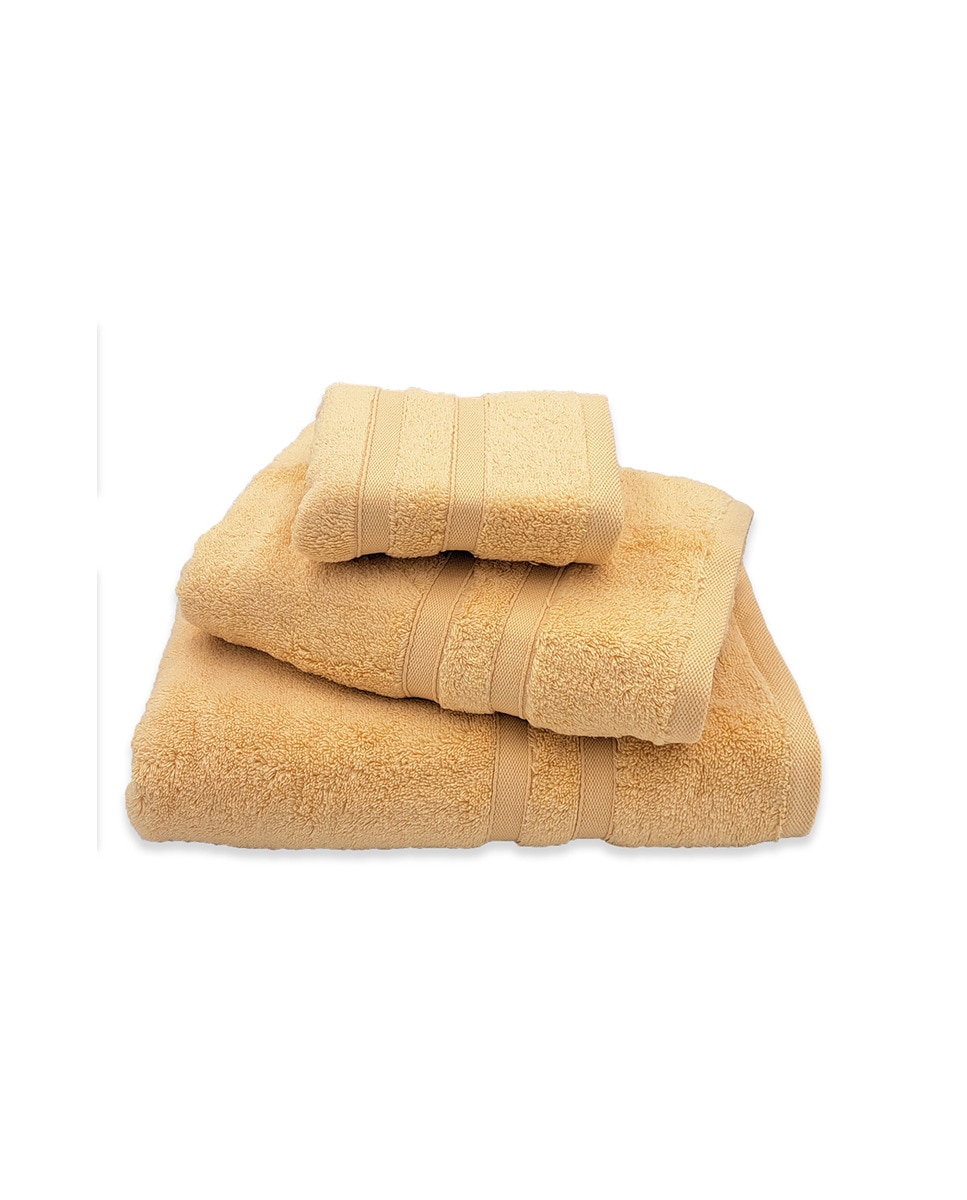 Juego toalla lisa 500 grs mostaza — oferta en Primeriti