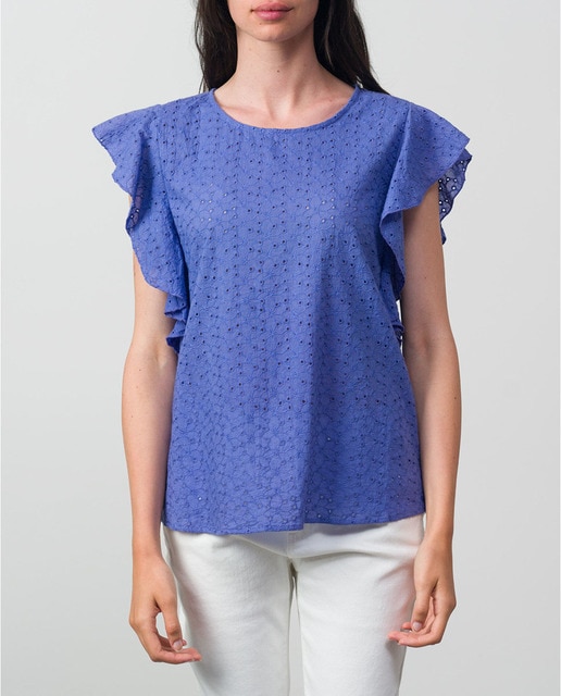 Imagen 0 de Top volantes bordado