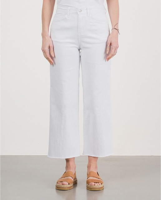 Imagen 0 de Pantalón bajo deshilachado