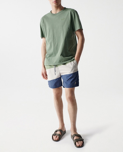 Imagen 0 de Semi-bermuda bandas de hombre