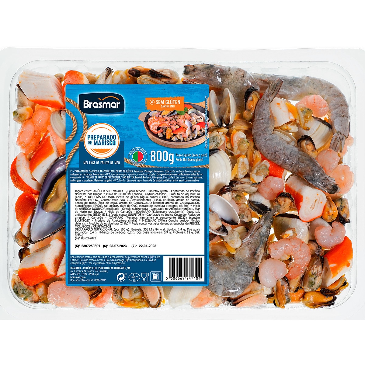 Preparado Arroz de Marisco sem Glúten embalagem 800 g