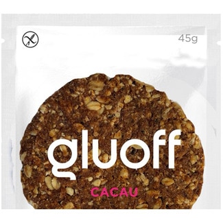 Bolacha de Cacau sem Glúten embalagem 45 g - Gluoff