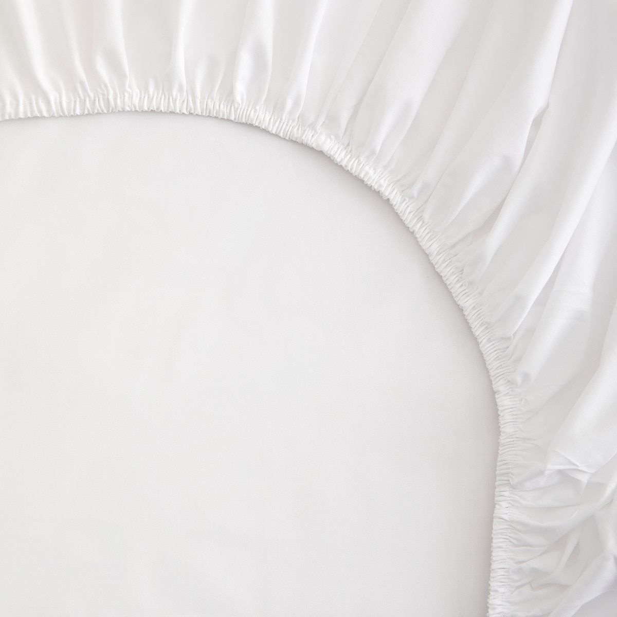 Lençol de Baixo de Algodão Percal 200 Fios Platabanda - 35 cm Branco-2