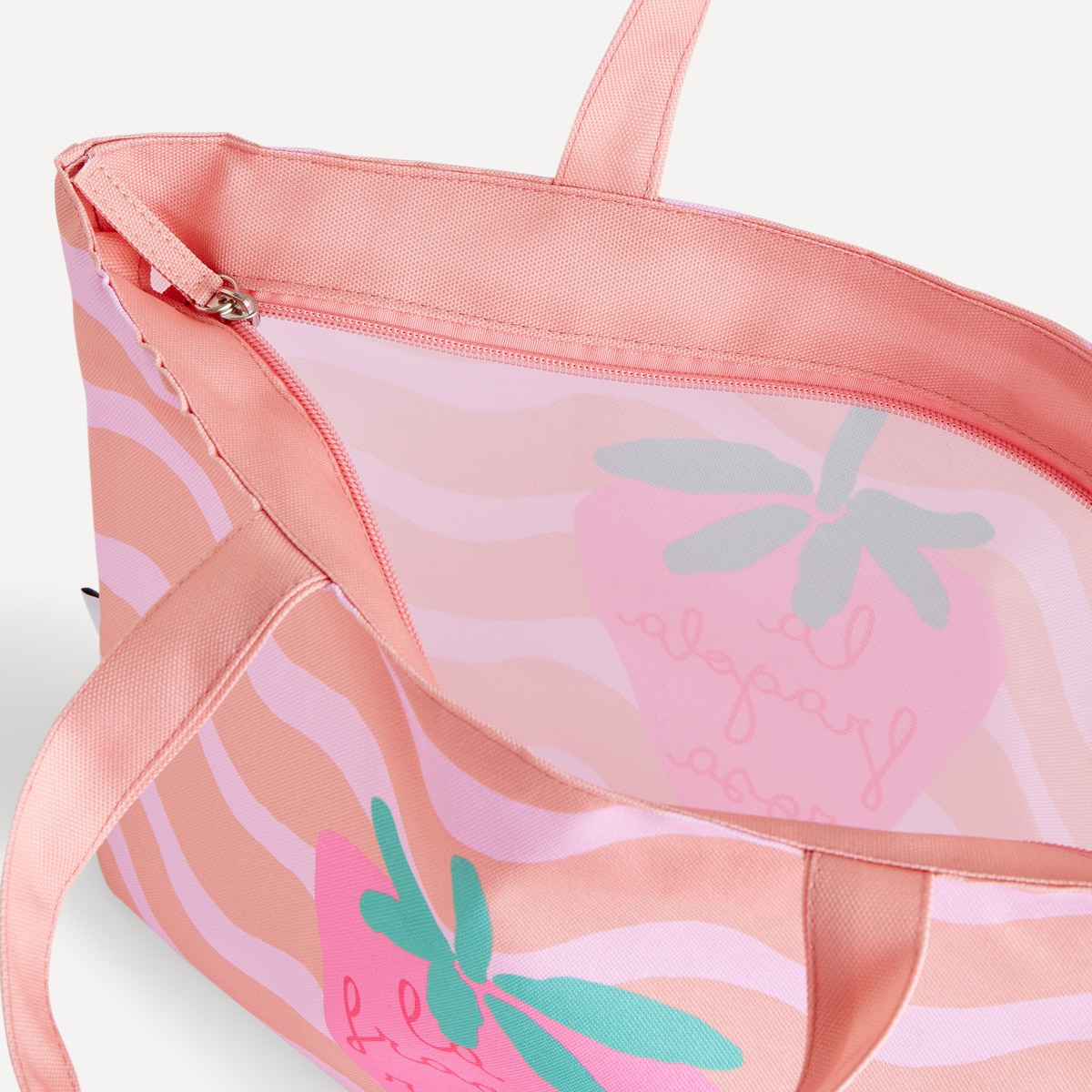 Saco de Praia Infantil Fragola Mini Home Rosa-3
