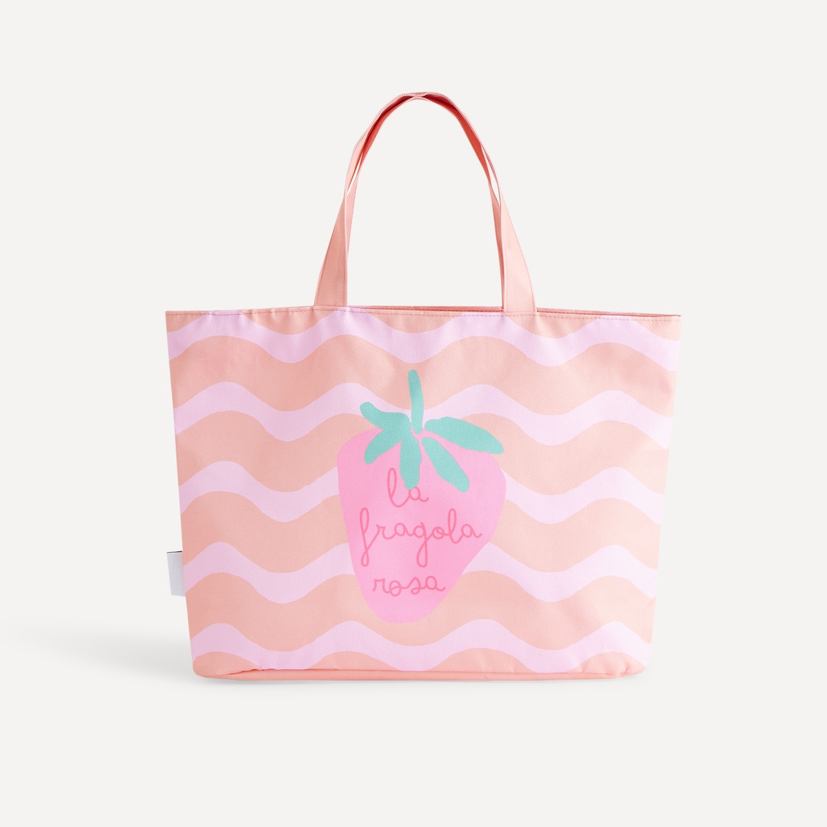 Saco de Praia Infantil Fragola Mini Home Rosa-1
