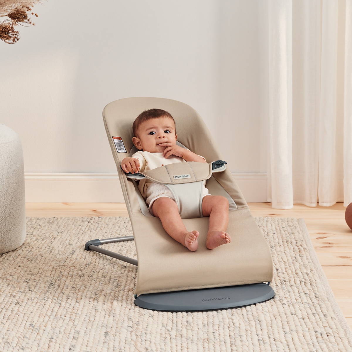 Espreguiçadeira Balance Soft em Tecido Woven Bege-5