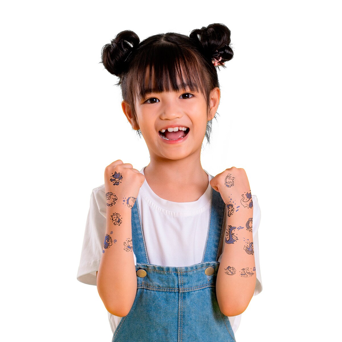 Set My Stamp Tattoo fantasía LaDot azul Azul-3
